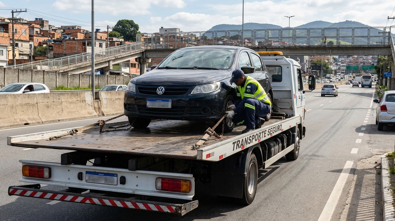 Logística para Veículos Parados no Barroso, Mogi das Cruzes‑SP
