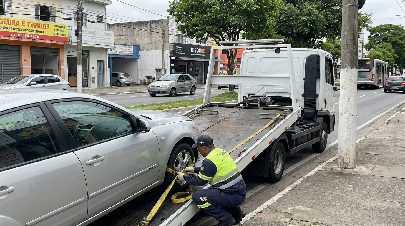 Transporte de Automóvel na Vila Cintra, Mogi das Cruzes‑SP